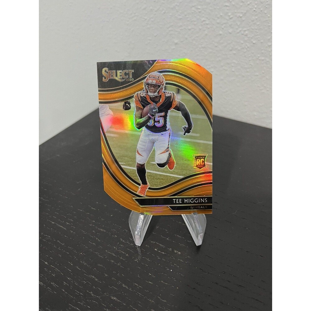 2020 Panini Select Tee Higgins Field Level Rookie Orange Prizm Die-Cut #360
